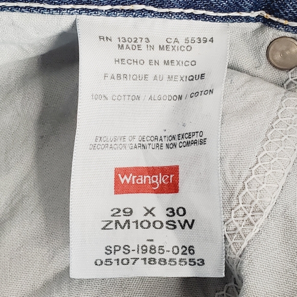 Wrangler Men's 5 Pocket Regular Fit Flex Jeans - Picture 7 of 8